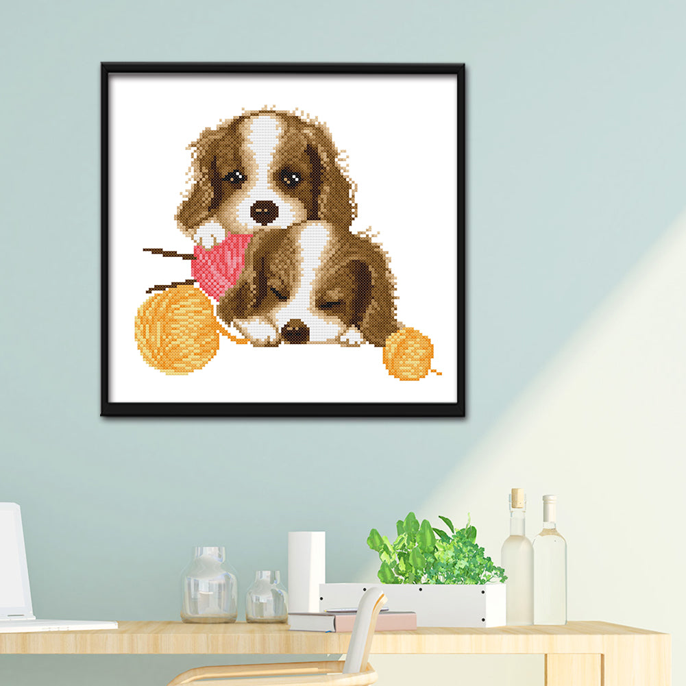 (36*34cm)11ct Stamped Cross Stitch - Dog