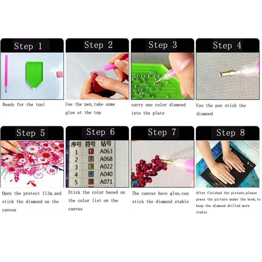 (95*45cm)Flowerpot - Full Round Drill Diamond Painting