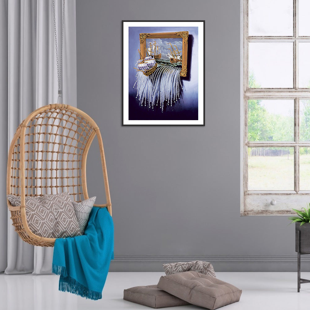 Waterfall - Full Round Drill Diamond Painting