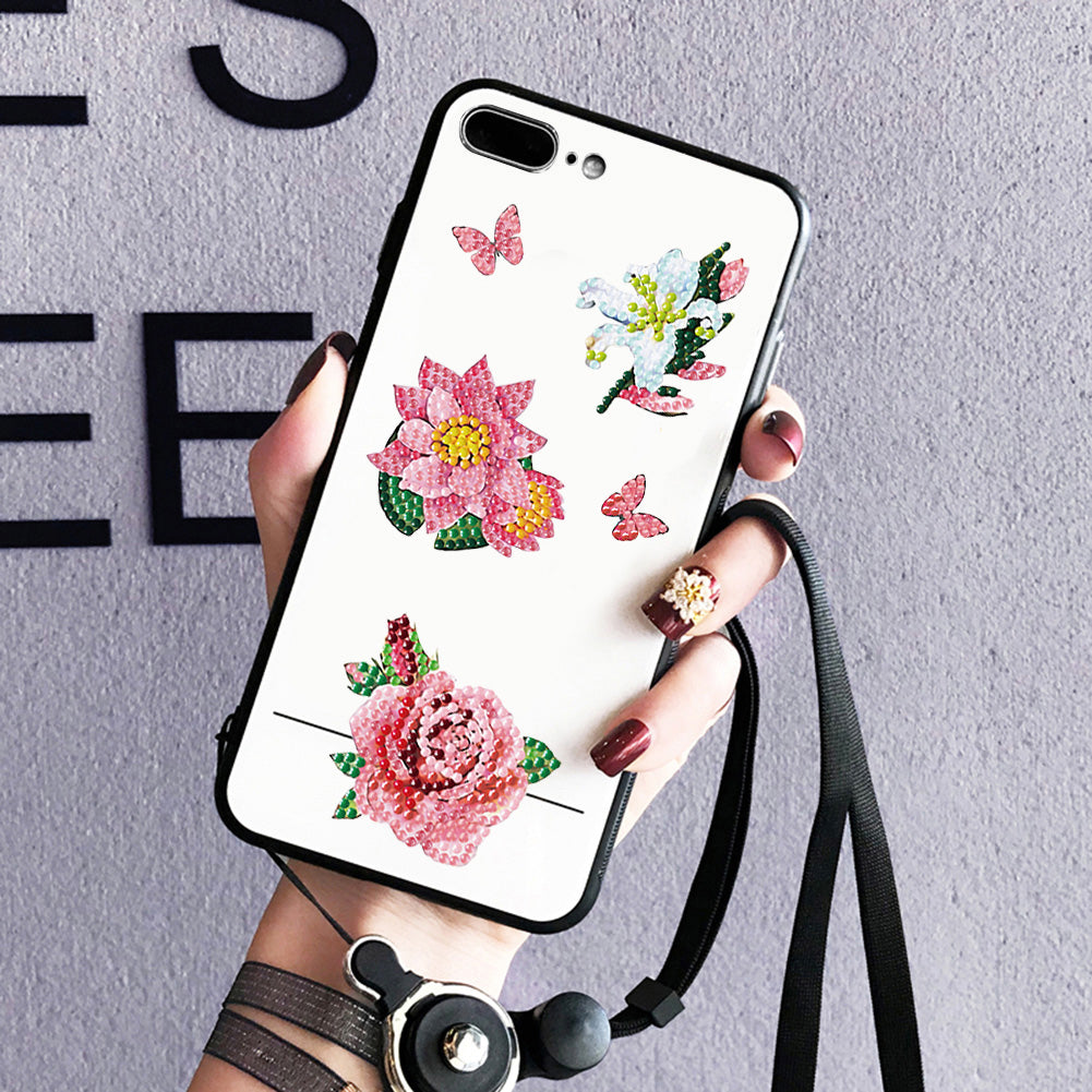 4pcs Diamond Painting Stickers - Flower
