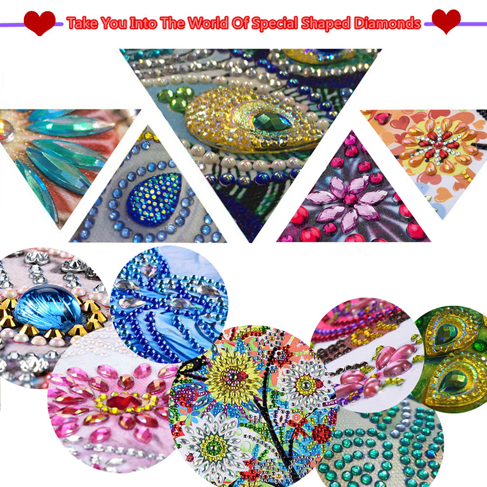 (40*50cm)English Letters - Crystal Rhinestone Diamond Painting