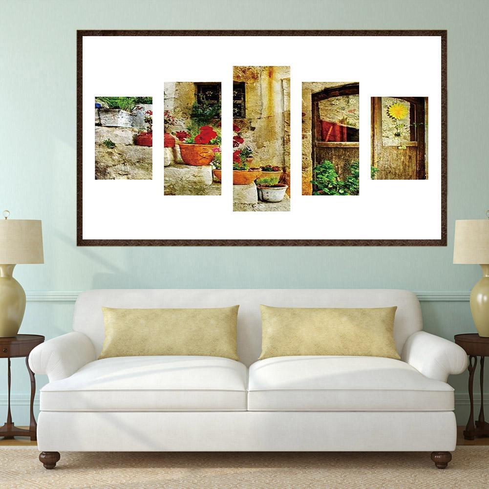(95*45cm)Flowerpot - Full Round Drill Diamond Painting