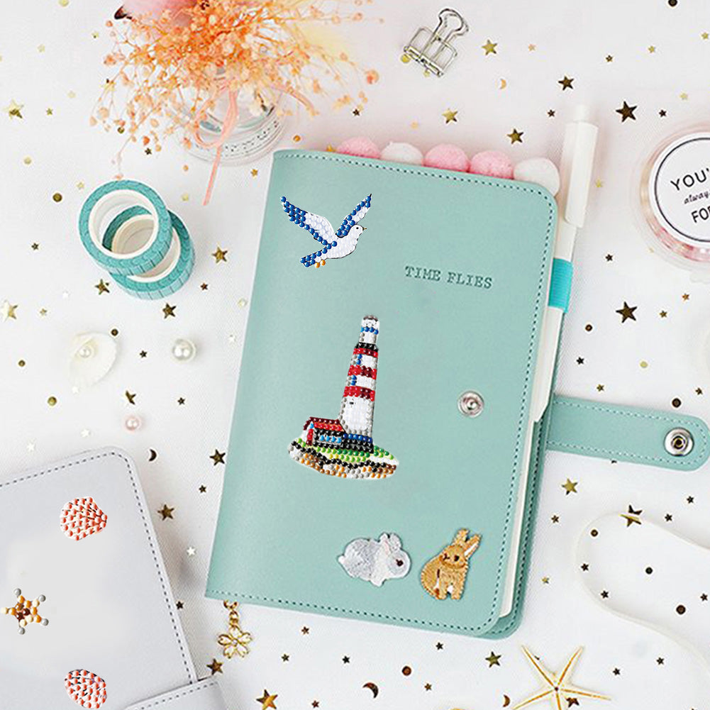 4pcs Diamond Painting Stickers - Sea Life