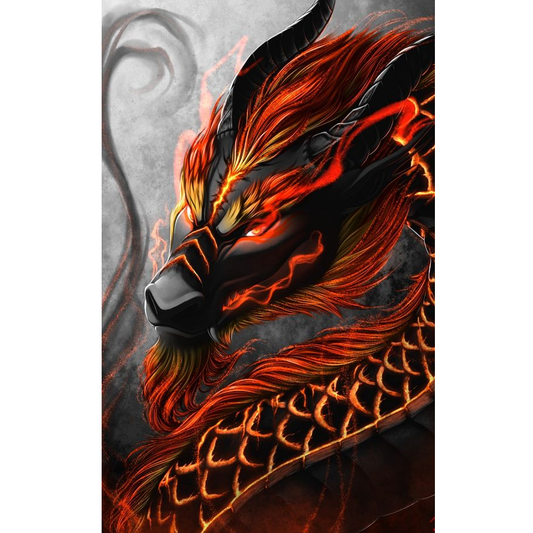(40*60cm)Dragon - Full Round Drill Diamond Painting
