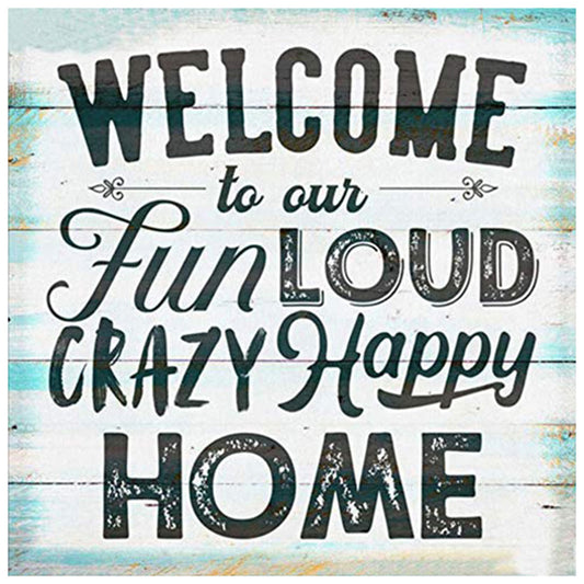 Welcome Home Letters - Full Round Drill Diamond Painting