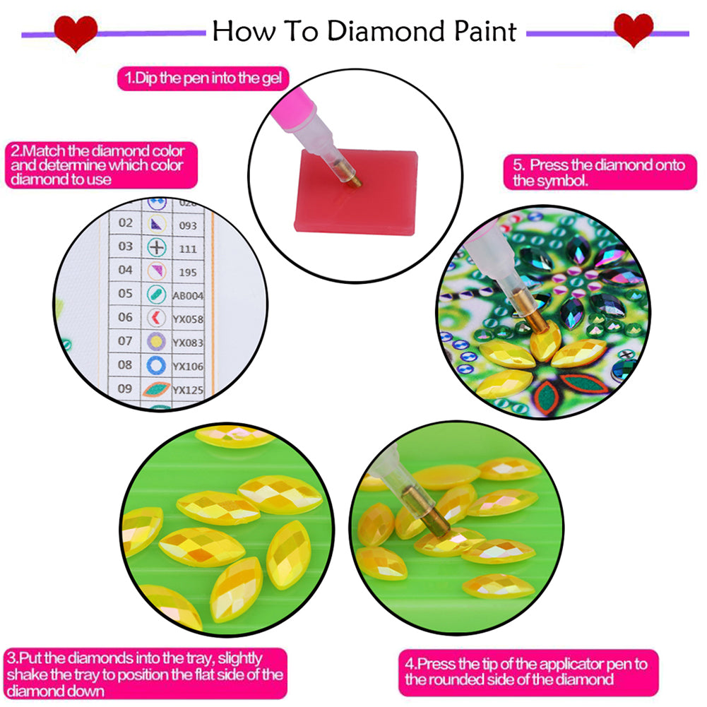 (40*50cm)English Letters - Crystal Rhinestone Diamond Painting
