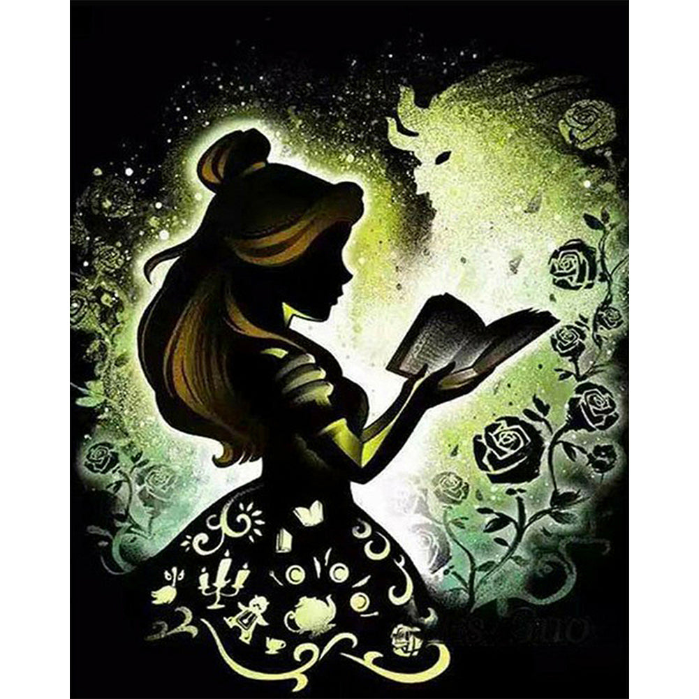 (40*50cm)Princess - Full Round Drill Diamond Painting