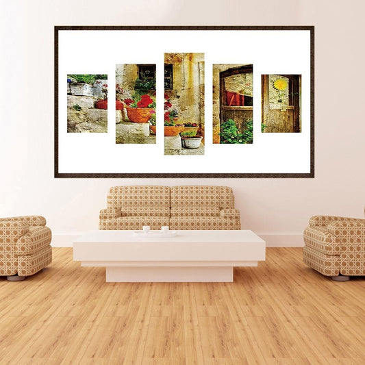 (95*45cm)Flowerpot - Full Round Drill Diamond Painting