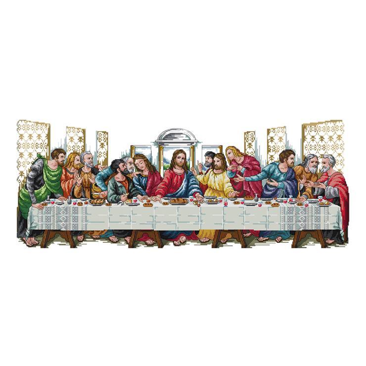 (77*35cm)14ct Stamped Cross Stitch - The Last Supper