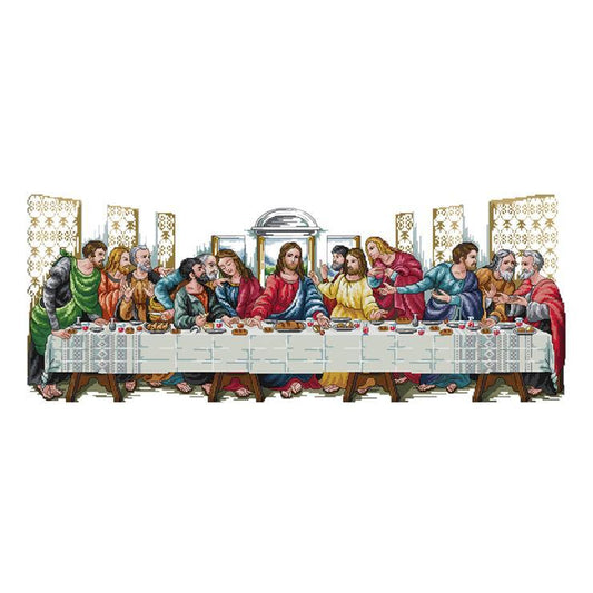 (77*35cm)14ct Stamped Cross Stitch - The Last Supper