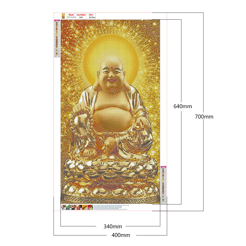 (40*70cm)Buddha Light Shines - Full Round Drill Diamond Painting