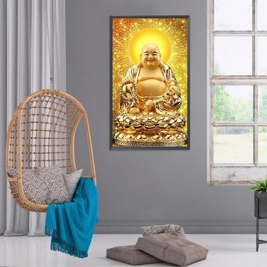(40*70cm)Buddha Light Shines - Full Round Drill Diamond Painting