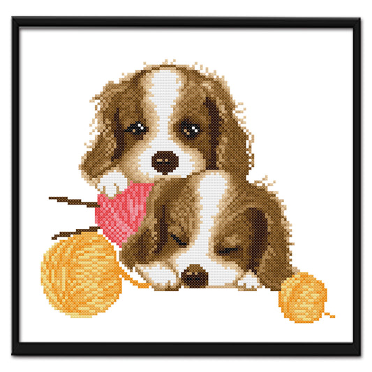 (36*34cm)11ct Stamped Cross Stitch - Dog