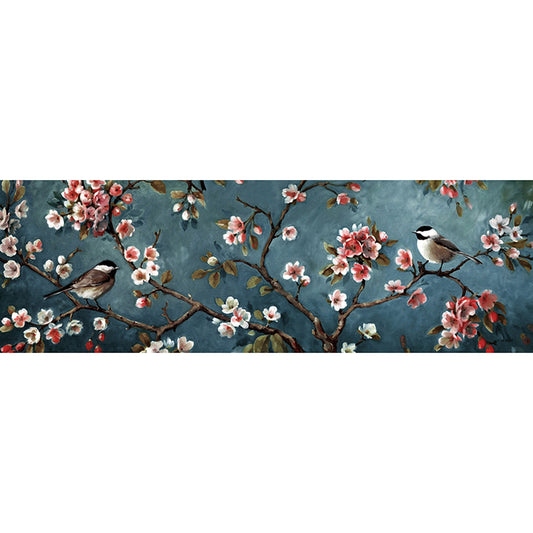 (80*30cm)Spring Branch Bird - Full Round Drill Diamond Painting