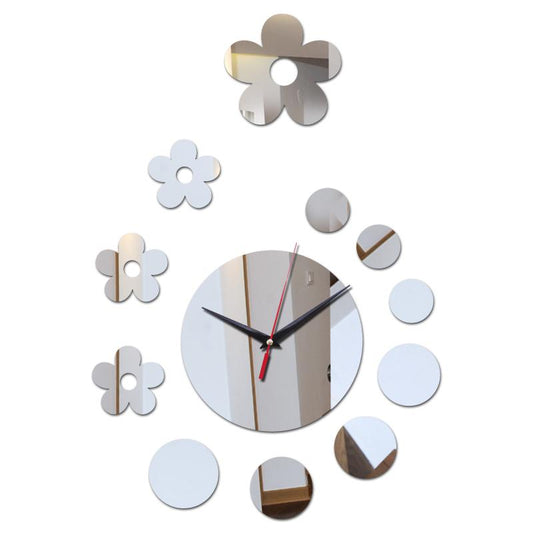 2019 new sale wall stickers quartz clock home decoration living room europe furniture acrylic mirror sticker