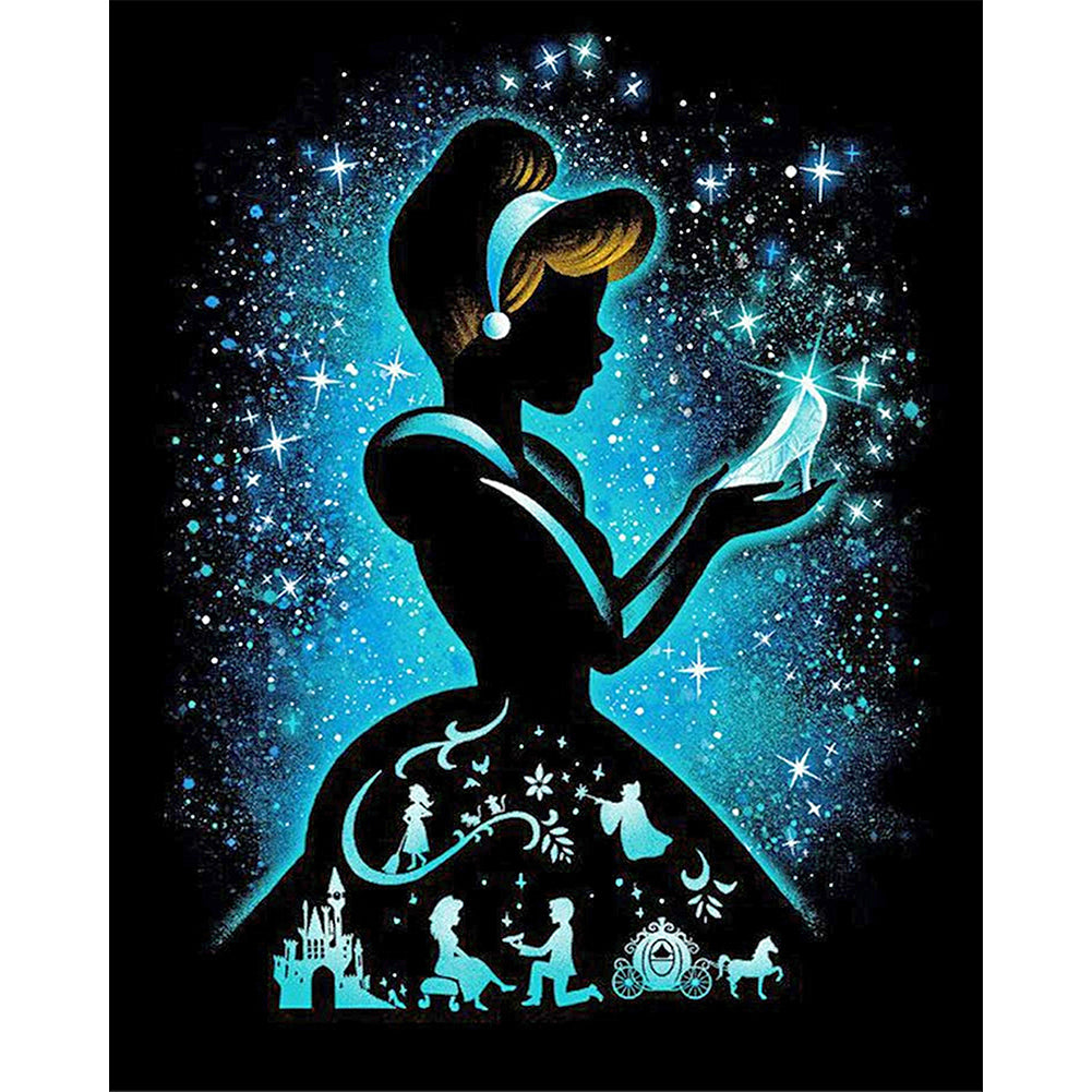(40*50cm)Princess - Full Round Drill Diamond Painting