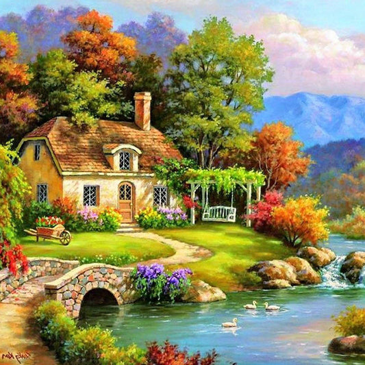 Village - Full Round Drill Diamond Painting