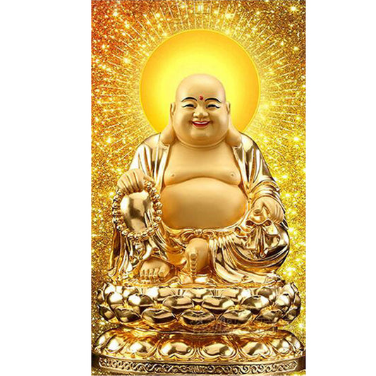 (40*70cm)Buddha Light Shines - Full Round Drill Diamond Painting