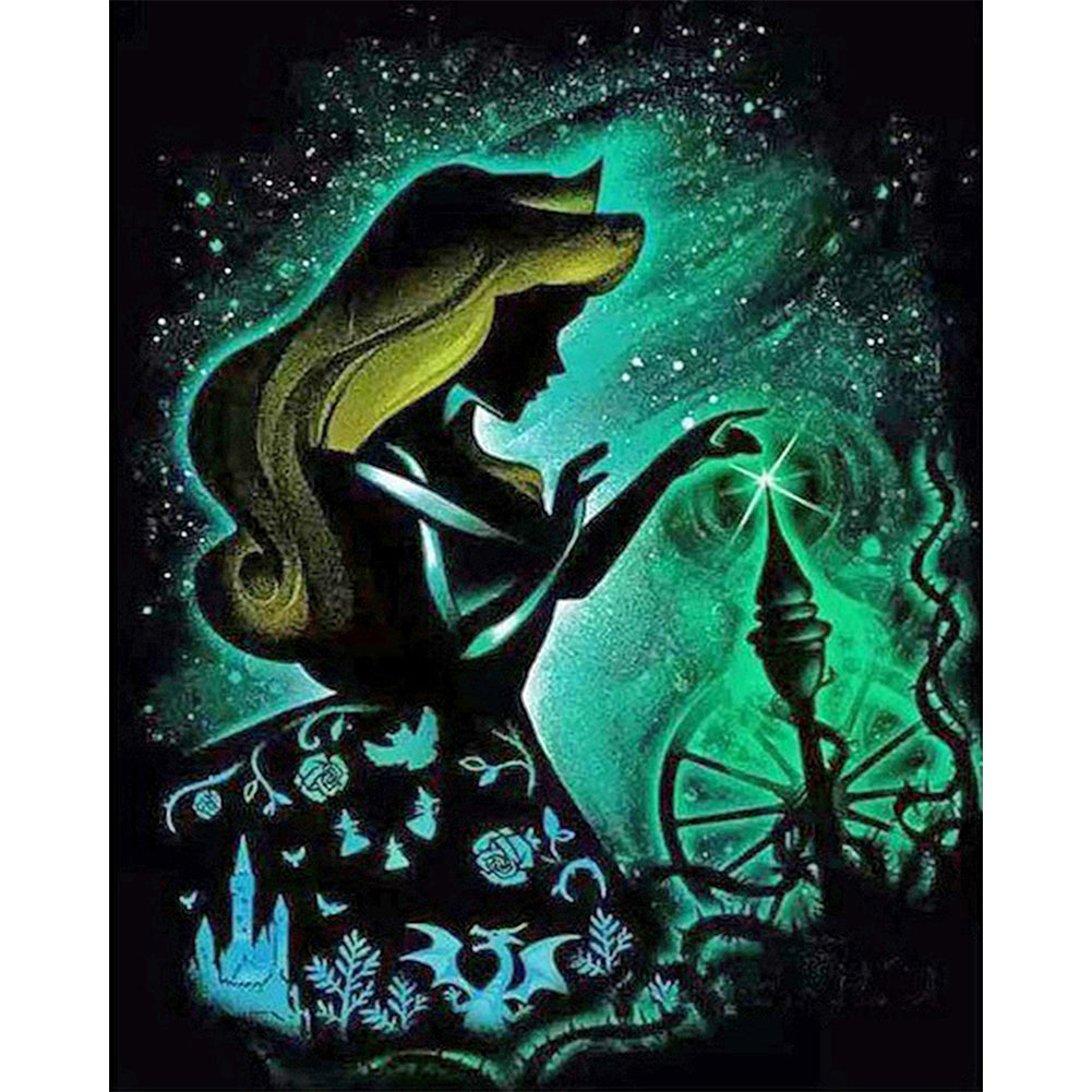 (40*50cm)Princess - Full Round Drill Diamond Painting