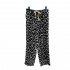 Casual women's pants trousers loose korean loose pants leopard pants