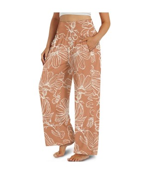 Hawaii Flowers Printed Women's Trousers Top Quality Long Straight Pants Comfortable Floral Tracksuits For Women