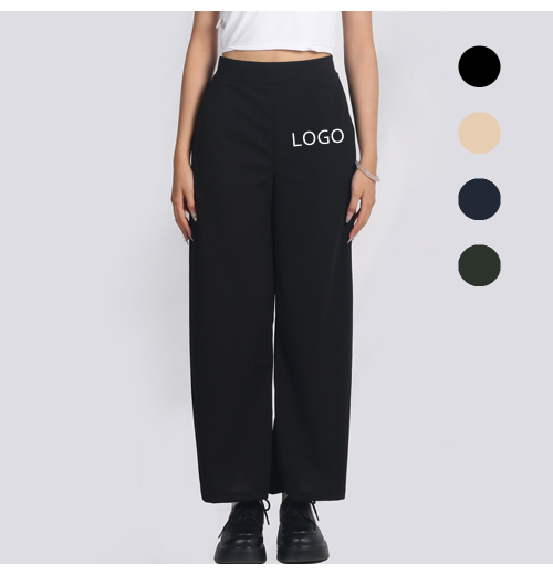 Customized high waisted zippered wear pants outdoor casual wear pants for women